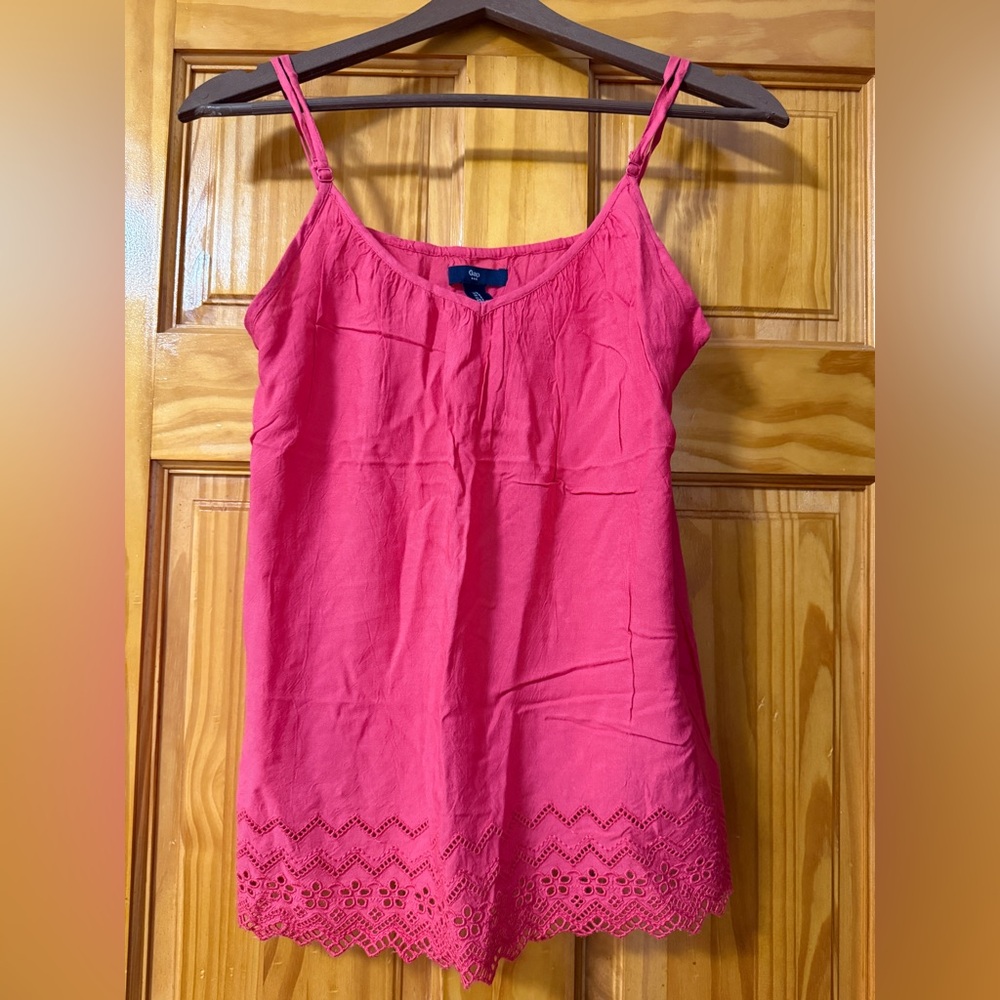GAP Vibrant Pink Camisole Top, size Small
